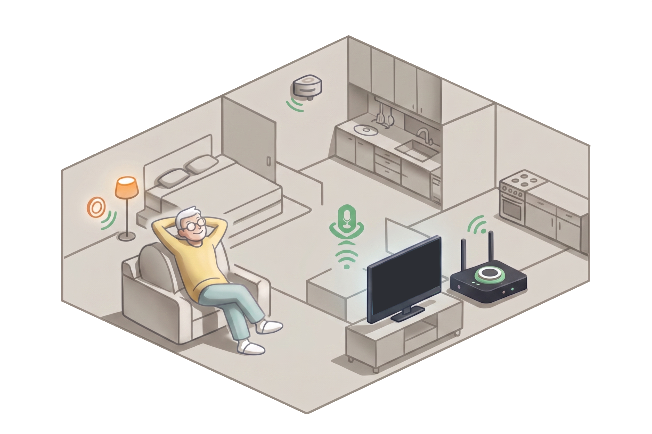 Alerto Tech emergency panic button device installed in an Indian home